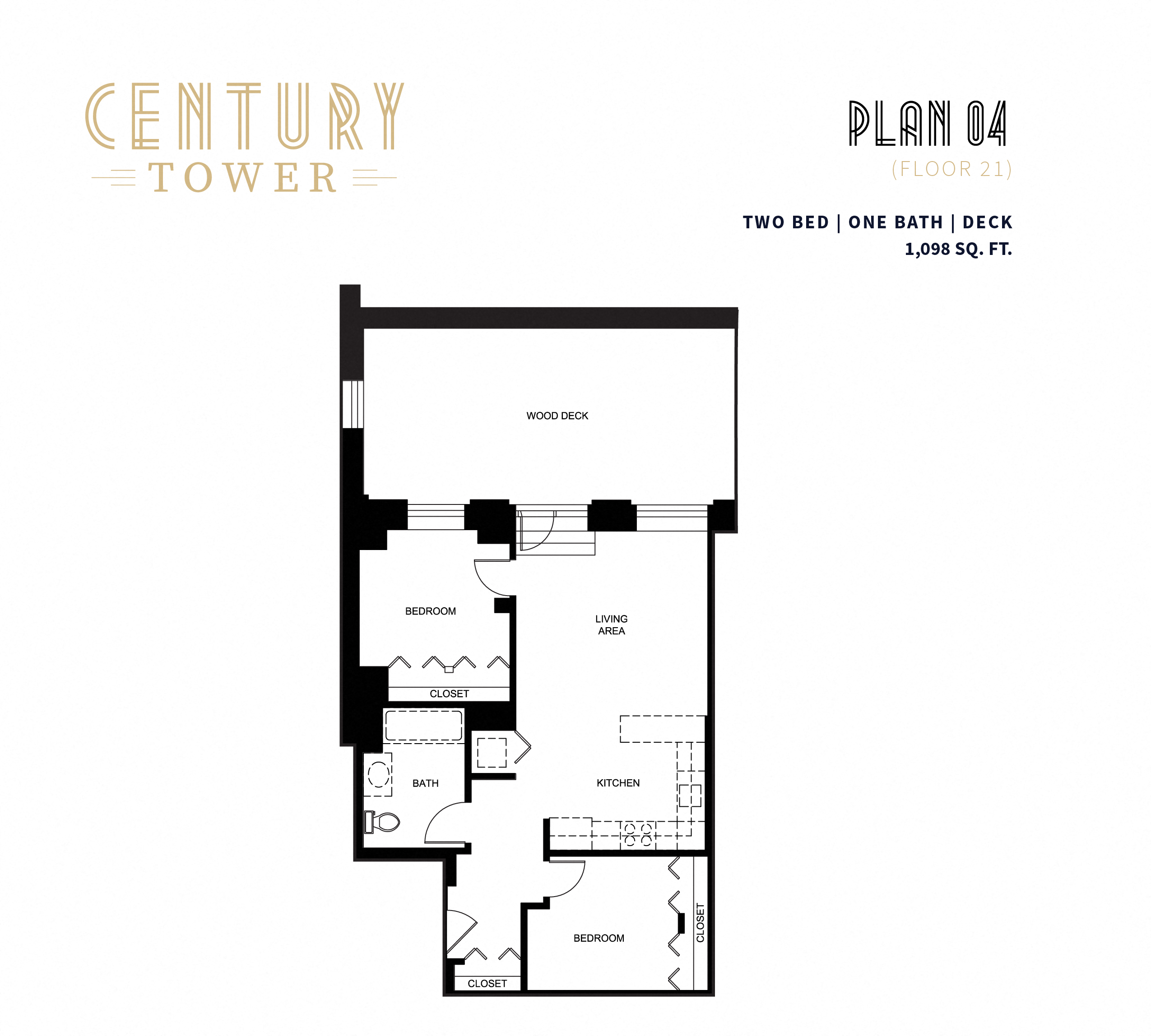 2 Bedroom Floor Plan